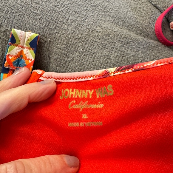 JOHNNY WAS Kaya Boho Bikini Swimsuit Set Top XL, bottom L - Picture 8 of 11